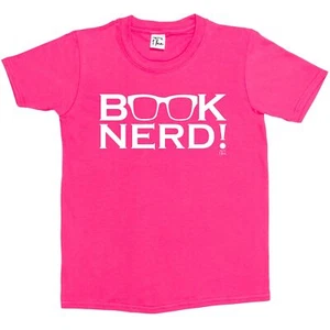 1 Tee Kinder Mädchen Buch Nerd T-Shirt - Bild 1 von 30