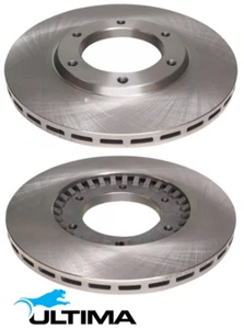 FRONT VENTED DISC BRAKE ROTOR SET FOR NISSAN PATROL GQ TD42S RB30 3.0L 4.2L I6 - Picture 1 of 1