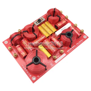1x Passive 4 Way 230W Audio Crossover Hi-Fi Speaker Frequency Divider Filter - Picture 1 of 9