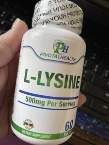L-Lysine 500 mg 60 Tablets new - Picture 1 of 4