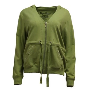 *NWT Adorable Onque Casuals "Fresh Clover" Hoodie w/ Rhinstones sz Small-Nice! - Bild 1 von 2