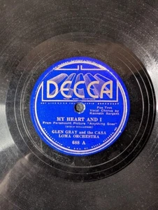 Glen Gray 78 My Heart And I / Moonburn 1936 688 #713 - Picture 1 of 6