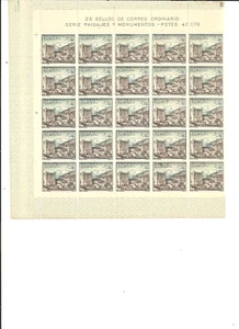 España -1541 Potes-Santander Hoja de 25 sellos nuevos (según foto) - Imagen 1 de 1