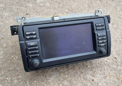 BMW 3 Series E46 X5 Navigation Radio CD Player Screen Head Unit 16:9 65526934410 - Image 1 of 4