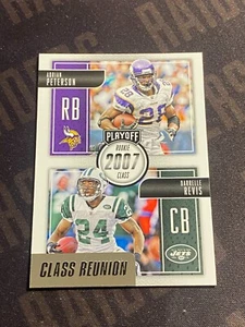 Adrian Peterson Darrelle Revis 2016 Playoff Class Reunión #CR-PR Vikings Jets - Imagen 1 de 2