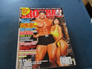 IronMan Iron Man Magazine June 1996 Roland Kickinger & Amy Lynn Cover Shot - Picture 1 of 16