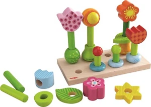 Steckspiel Blumengarten - HABA 301551 - Stapelspiel, Holzspielzeug, Motorik - Bild 1 von 2