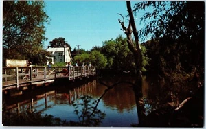 Childrens Fishing Pier Lake Gerar Rehoboth Beach Delaware Postcard - Picture 1 of 2