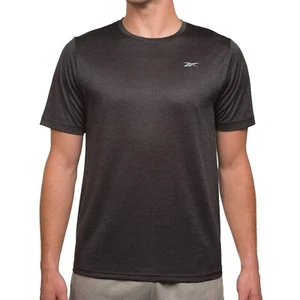 REEBOK Men's Active Tee in Black Jaquard Poly, M - Picture 1 of 2