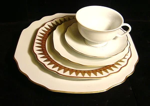 Pickard Georgian Gold - 5 Pc Place Setting - Picture 1 of 5