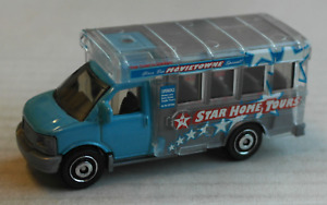 Matchbox GMC School Bus blau/transparent Star Home Tours MBX Mattel US-Schulbus
