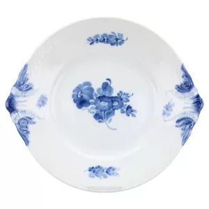Kuchenplatte mit Griffen Modell 8162 Royal Copenhagen Blaue Blume glatt I. Wahl - Picture 1 of 1