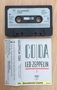 🌟LED ZEPPELIN🌟CASSETTE ALBUM🌟CODA🌟PROG🌟PSYCH🌟HARD ROCK🌟HEAVY METAL🌟 - Picture 1 of 9