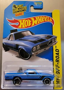 Hot Wheels #122 HW Off-Road HW Hot Trucks '68 EL CAMINO Blue - Picture 1 of 2