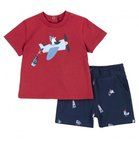 Completo Chicco bimbo rosso 073905 - Immagine 1 di 4