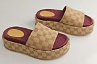 Gucci 623212 Women Platform Slide Sandal Size 36
