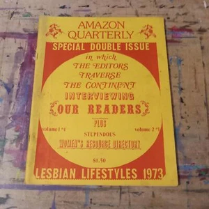 Amazon Quarterly Special Double Issue Vol 1 #4 Vol 2 #1 1973 4to SC VG - Picture 1 of 5
