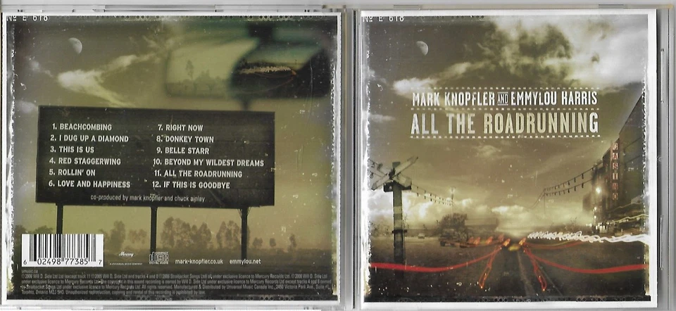 All the Roadrunning - CD de áudio por Mark Knopfler e Emmylou Harris - Imagem 1 de 1