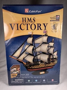 Cubicfun 3D Puzzle HMS Victory Model Ship Kit Unopened - Picture 1 of 4