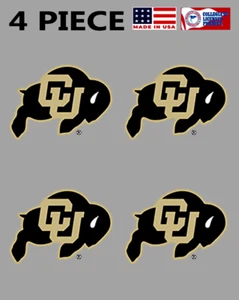 4PC Colorado Buffaloes Waterless Peel & Stick Temporary Tattoos Team Logo - Picture 1 of 2