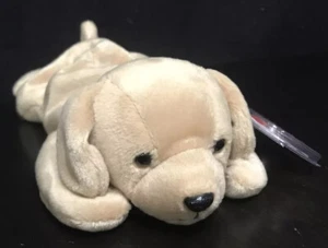 ty beanie babies 1997 Fetch the Golden Retriever Dog Plush stuffed Animal - Picture 1 of 8