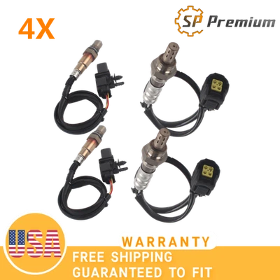 4 шт датчиков кислорода O2 Lambda вверх и вниз по течению для Mercedes-Benz C250 C300 - Изображение 1 из 4