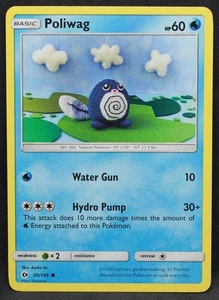 Poliwag 30/149 SM Base Set Pokémon Normal Común - LP2 - Imagen 1 de 2