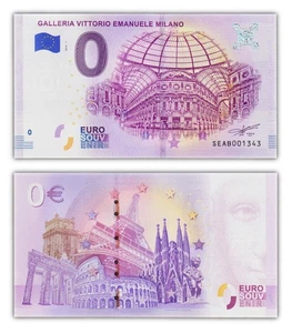 GALLERIA VITTORIO EMANUELE MILANO - 2018 - Billet Touristique 0 euro Neuf / UNC - Picture 1 of 1