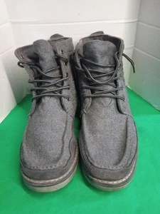 Botas Toms Chukka Mujer 8 Gris Cordova Acolchadas Con Cordones Informales Comodidad 140815 - Imagen 1 de 7