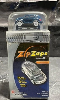 Zip Zaps Micro RC Chrysler PT Cruiser 1:64 Scale 2002 Radio Shack  - NEW Blue 🔥 - Image 1 of 4