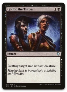 Go for the Throat #114 (NM) Commander 2017 C17 Magic MTG - Picture 1 of 2