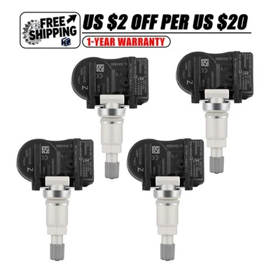 Sensor de presión de neumáticos TPMS de 4 piezas para Nissan Altima Máxima Murano Pathfinder EE. UU. Foto 1 de 4