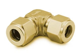 1- Swagelok Brass Compression Elbow Union Fitting, 5/8" OD Tube, B-1010-9 - Picture 1 of 1