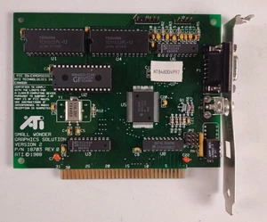 ATI Small Wonder Graphics Solution 8-bit ISA Graphics Card, TESTED! - Picture 1 of 11