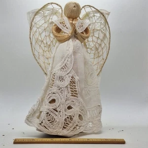 Vintage Corn Husker Spitze Andel Baumspitze 8 Zoll - Bild 1 von 9