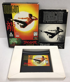 COMPLETE Dragon: The Bruce Lee Story ATARI JAGUAR Manual CIB Fighting BEAT EM UP