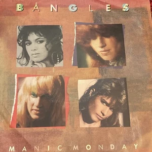 1985 BANGLES Manic Monday Picture Sleeve 45 rpm - Imagen 1 de 3