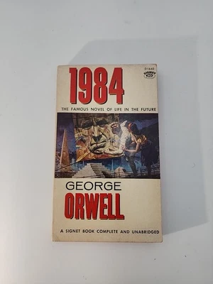 Vintage 1961 Signet 1984 George Orwell  Complete & Unabridged D1640 Foto 1 de 4