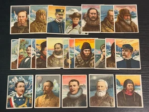 Hassan World's Greatest Explorers complete set 1-25, VG, *SEWALL* von 1910 - Bild 1 von 5