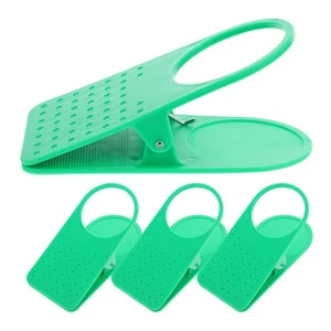 4 Stück Halter Reise Büro auf Wasserflasche Schreibtisch Seite Aufbewahrung Klemme - Bild 1 von 12