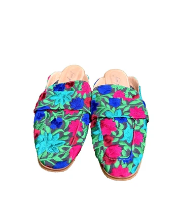 Mocasines florales multicolores bordados Free People Brocade At Ease para mujer talla 9 Foto 1 de 4