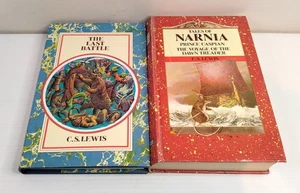 2 x CS LEWIS Hardcovers THE LAST BATTLE (1989) TALES OF NARNIA (1991) vgc - Bild 1 von 9