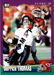 1994 Score NFL Football Sample Card Derrick Thomas Kansas City Chiefs #257 - Picture 1 of 2