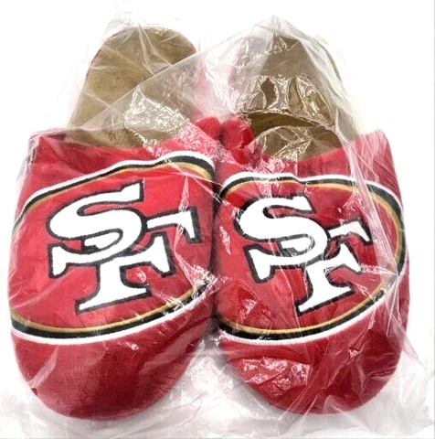 San Francisco 49ers Mens Foco NFL Team Color Block Slippers Cover