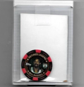 BILL RUSSELL 2005 TOPPS NBA REFRACTOR ROJO FICHA DE PÓKER #020/399 - Imagen 1 de 1