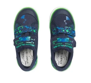 Boys Blue Start Rite Level Up Canvas Shoes/Trainers - Picture 1 of 19