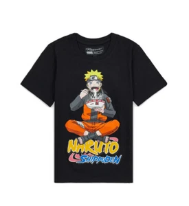 NUEVA Camiseta Para Hombres Reason X Naruto Ichiraku Ramen Shop Negra Gráfica Talla M - Imagen 1 de 2