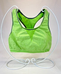 Youth Girls S Sports Bra Champion C9 Racerback T Back Green Unpadded Athletic - Picture 1 of 9