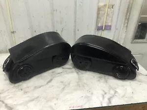 00 BMW R 1200 R1200 C R1200C leather saddlebags saddle bags right left - Picture 1 of 9