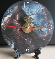 Brand New Grim Reaper Angel of Death CD Clock Nice